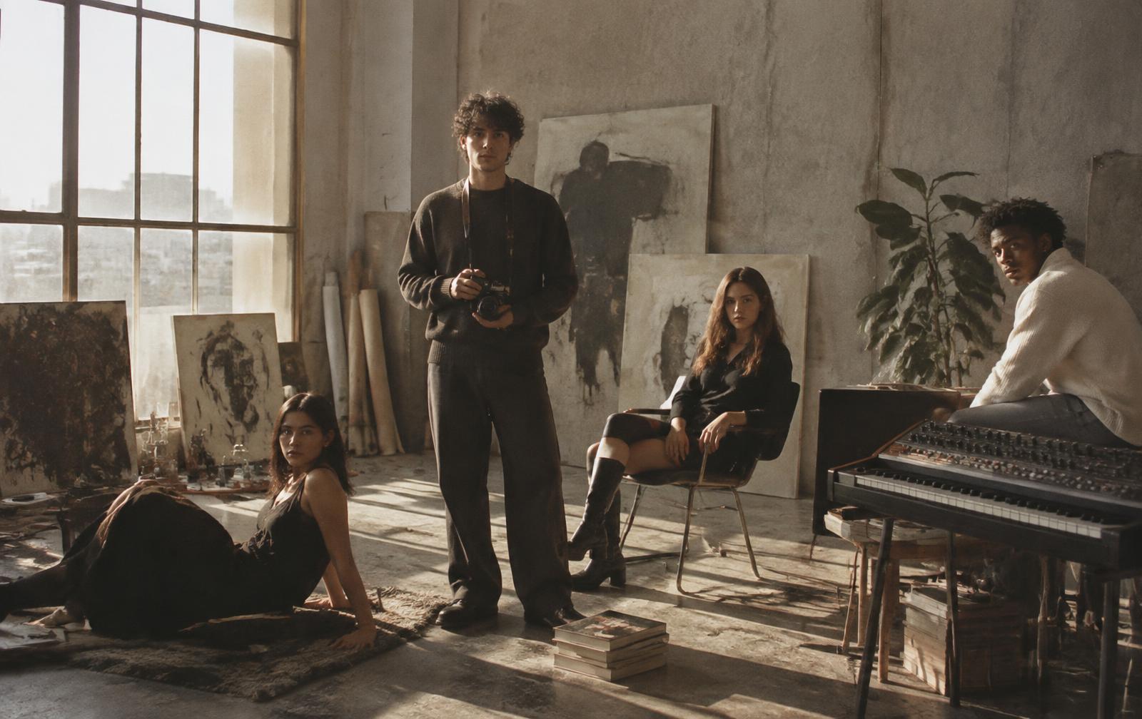 Creators in a studio