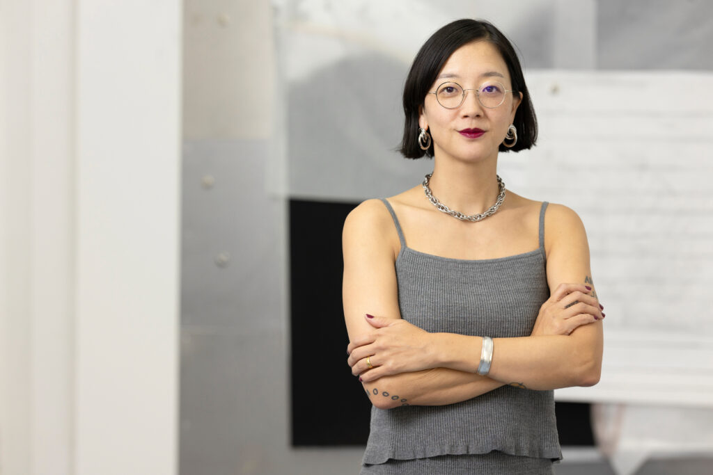 Portrait of artist Christine Sun Kim, a 2026 MacArthur Fellow
